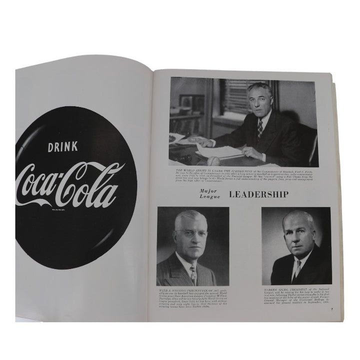 New York Yankees Vs Brooklyn Dodgers 1955 World Series Program