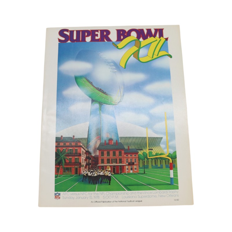 Dallas Cowboys vs Denver Broncos January 15th 1978 NFL Super Bowl XII Program