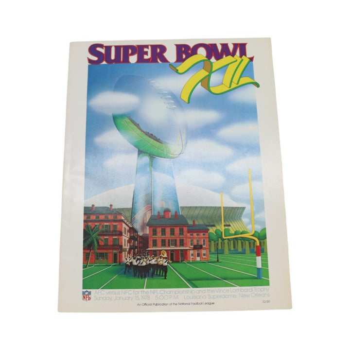 Dallas Cowboys vs Denver Broncos January 15th 1978 NFL Super Bowl XII Program
