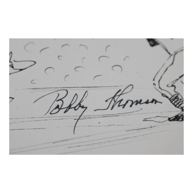 Thomson Branca Gerberg Schaap Multi Signed The Pitch Revisted 11x14 Print JSA COA