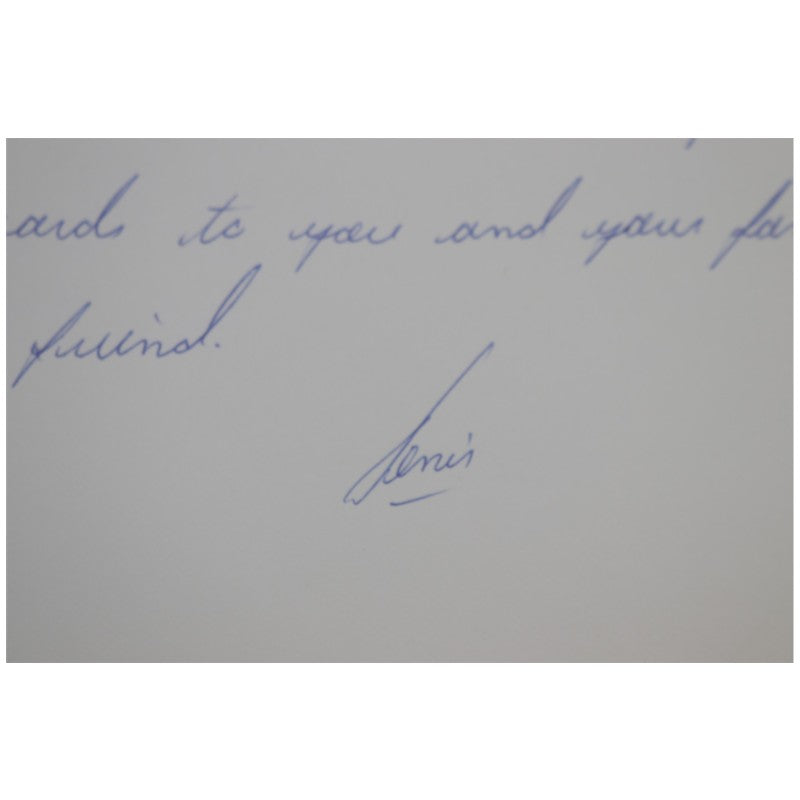 Denis Potvin New York Islanders Autographed Personalized October 1st 1987 Letter JSA COA