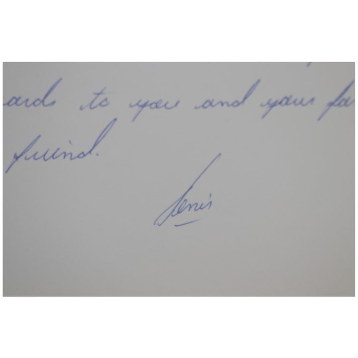 Denis Potvin New York Islanders Autographed Personalized October 1st 1987 Letter JSA COA