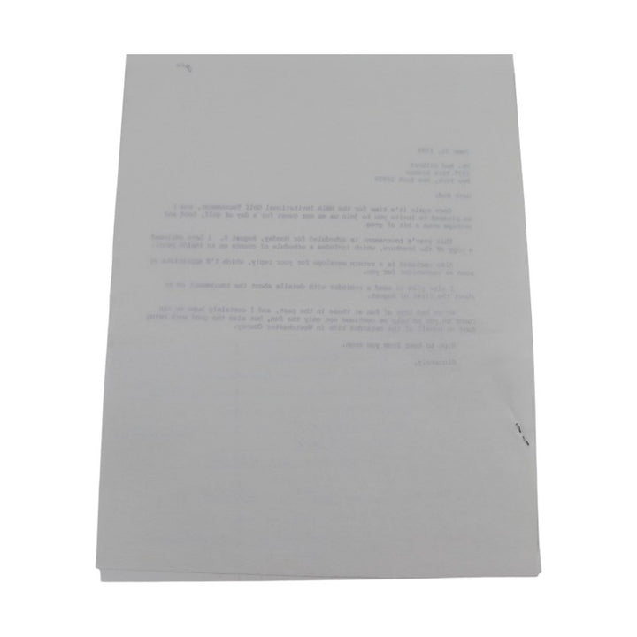 Rod Gilbert New York Rangers Signed Inscribed MBIA Invitational 6x8 RSVP Letter JSA COA