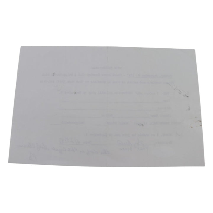 Yogi Berra New York Yankees Signed Inscribed MBIA Invitational 6x8 RSVP Letter JSA COA
