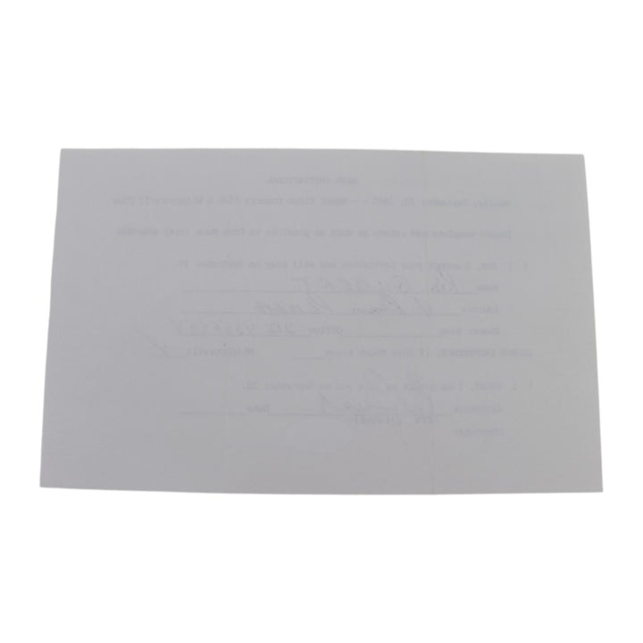 Rod Gilbert New York Rangers Signed Inscribed MBIA Invitational 6x8 RSVP Letter JSA COA