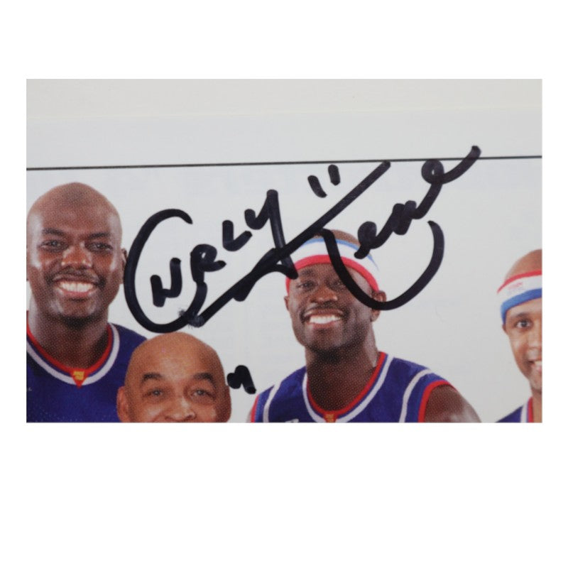 Frederick Curly Neal Harlem Globetrotters Autographed 6x9 Team Photo JSA COA