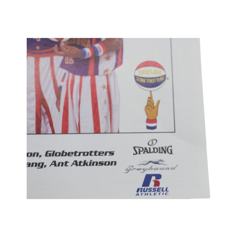 Frederick Curly Neal Harlem Globetrotters Autographed 6x9 Team Photo JSA COA