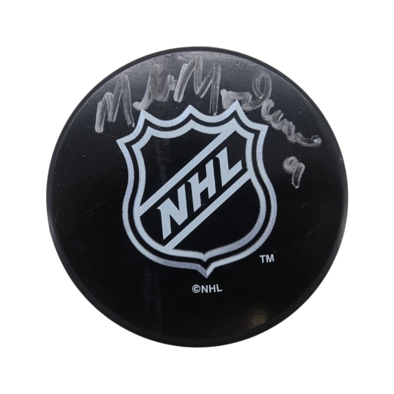 Mike Modano Dallas Stars Autographed NHL Hockey Puck JSA COA