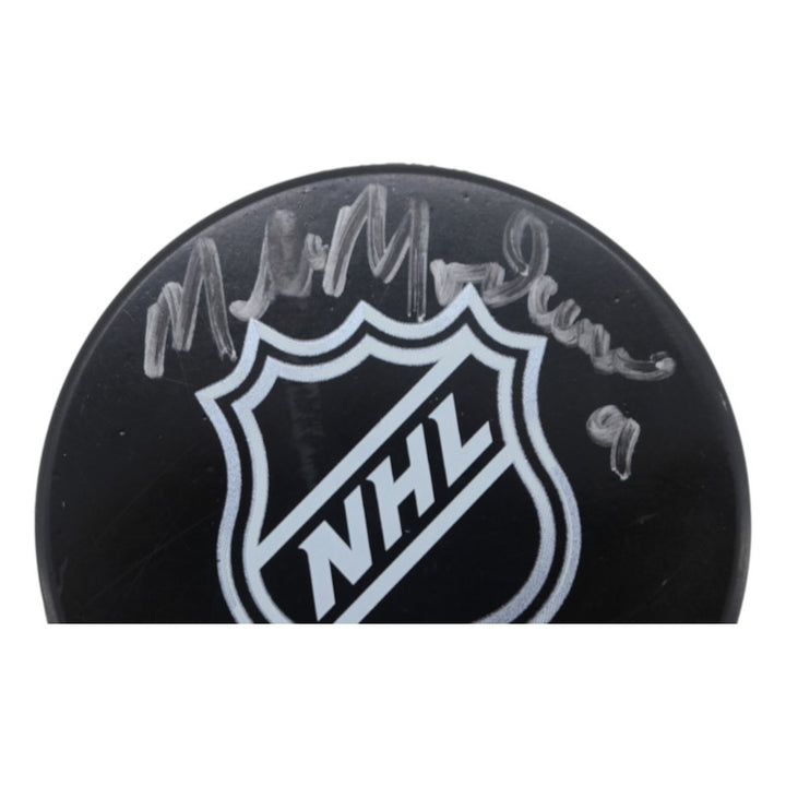 Mike Modano Dallas Stars Autographed NHL Hockey Puck JSA COA