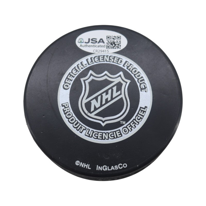 Mike Modano Dallas Stars Autographed NHL Hockey Puck JSA COA