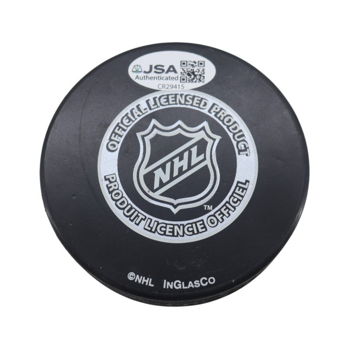 Mike Modano Dallas Stars Autographed NHL Hockey Puck JSA COA