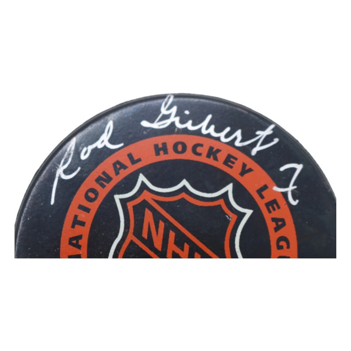 Rod Gilbert Steve Mikia New York Rangers Dual Signed Hockey Puck JSA COA