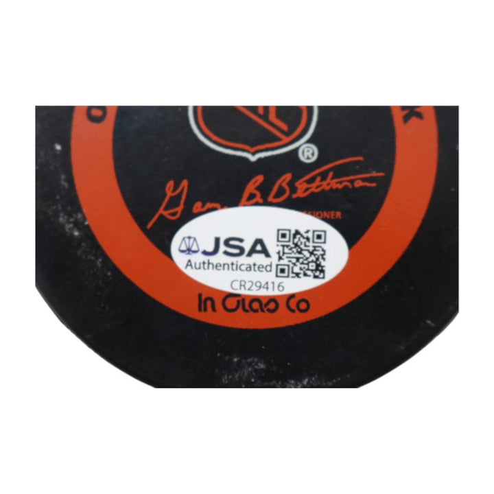 Rod Gilbert Steve Mikia New York Rangers Dual Signed Hockey Puck JSA COA