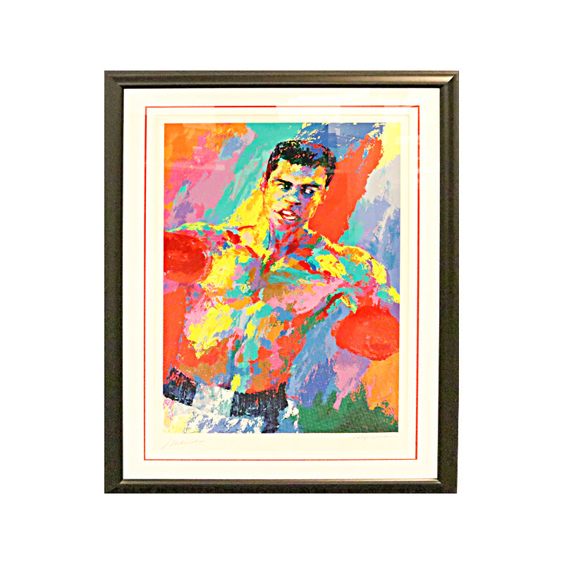 Muhammad Ali LeRoy Neiman Dual Signed Autographed "Athlete of the Century" 45x30 Framed Serigraph LE #769/850 (Knoedler Publishing)
