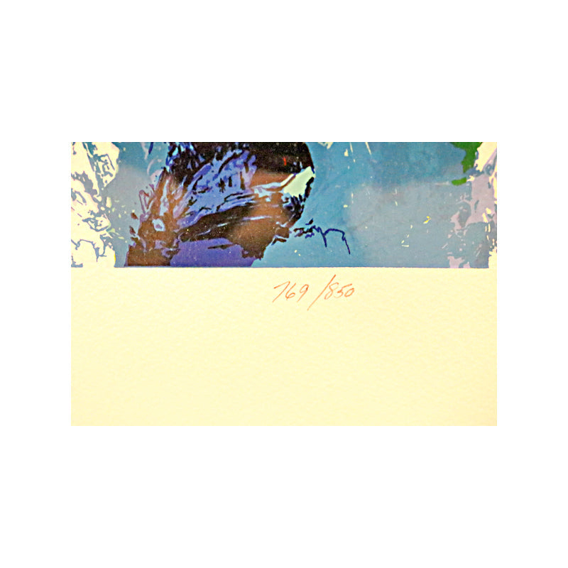 Muhammad Ali LeRoy Neiman Dual Signed Autographed "Athlete of the Century" 45x30 Framed Serigraph LE #769/850 (Knoedler Publishing)