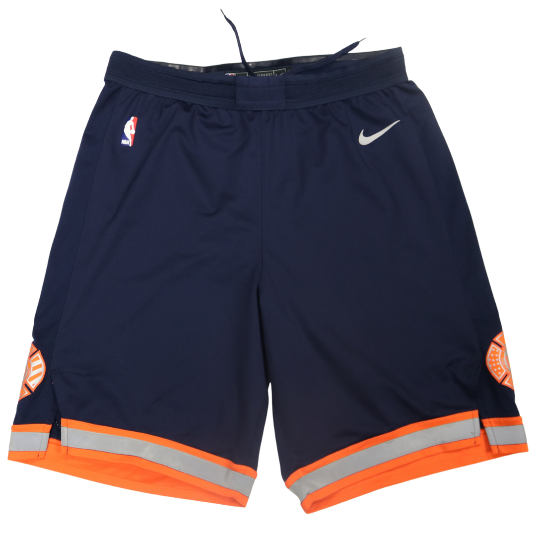 Enes Freedom Kantar New York Knicks Team Issued 2018 Nike Home City Edition FDNY Navy Shorts