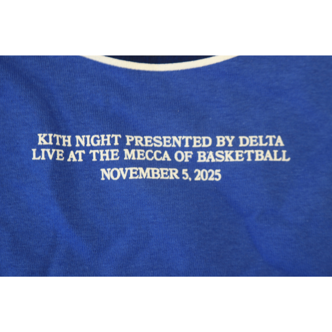 New York Knicks x Kith Night Blue Retro Logo T-Shirt MSG XL 2025