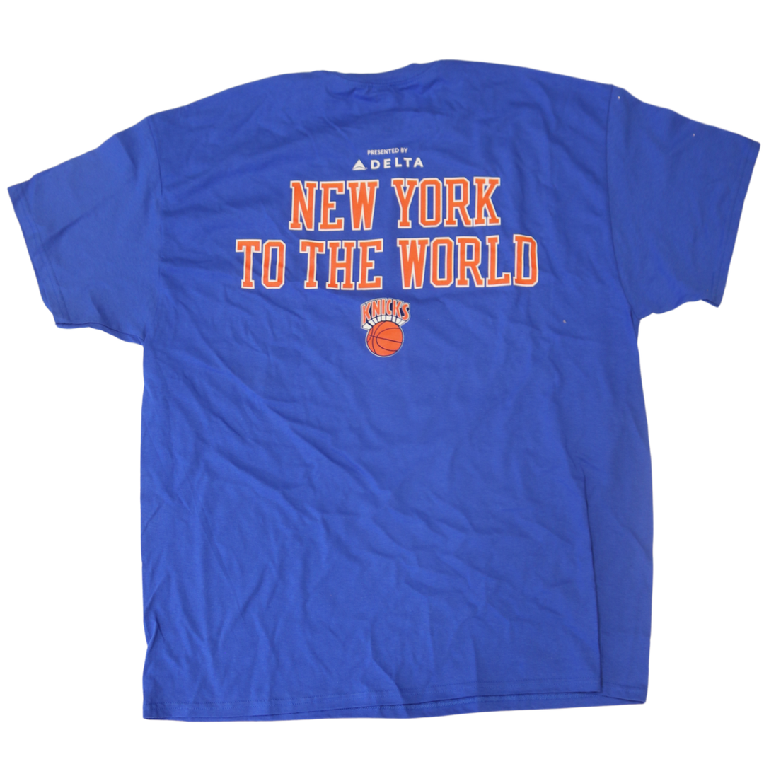 New York Knicks x Kith Night Blue Retro Logo T-Shirt MSG XL 2025