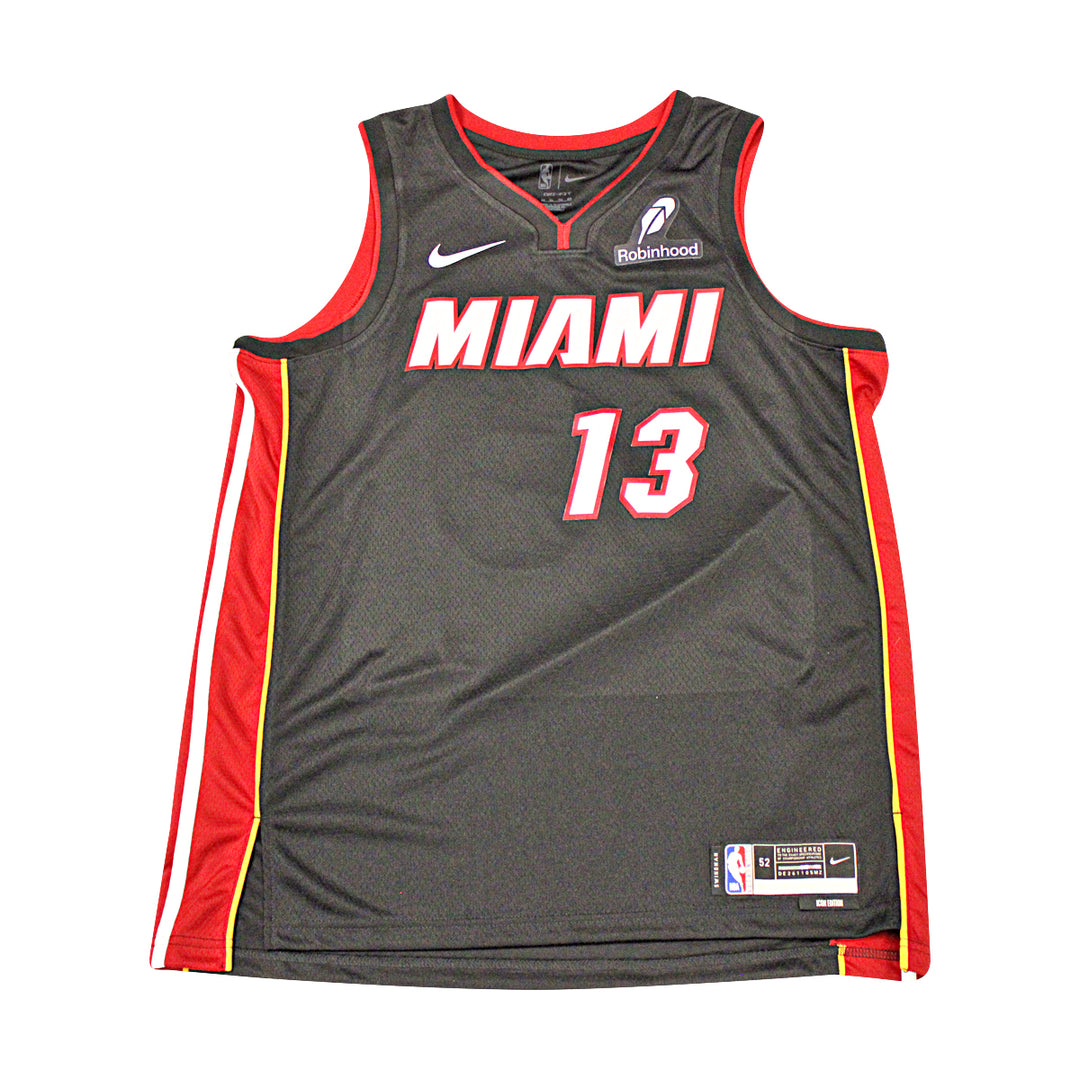 Bam Adebayo Miami Heat Autographed Icon Edition Nike Swingman Jersey JSA COA