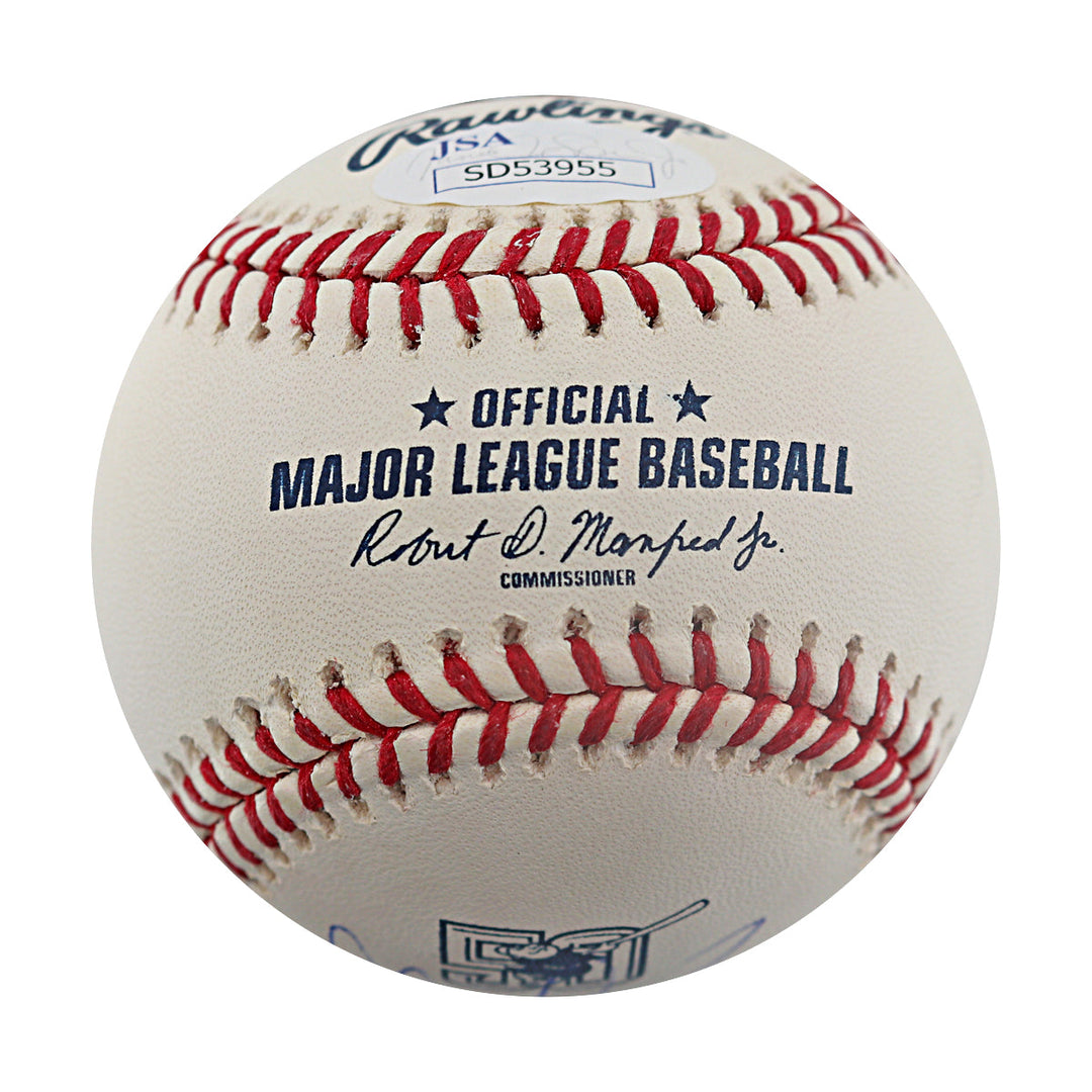 Fernando Tatis Jr San Diego Padres Autographed Inscribed El Nino MLB 50th Anniversary Logo Baseball JSA