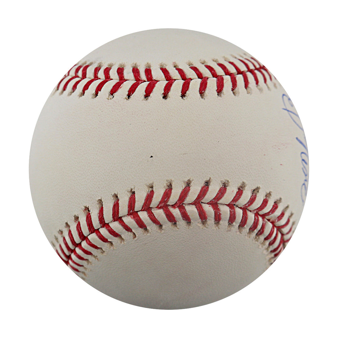 Fernando Tatis Jr San Diego Padres Autographed Inscribed El Nino MLB 50th Anniversary Logo Baseball JSA