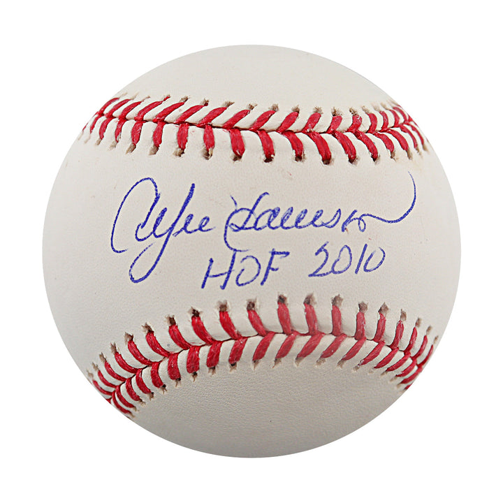 Andre Dawson Chicago Cubs Autographed Inscribed HOF 2010 OMLB Baseball Beckett