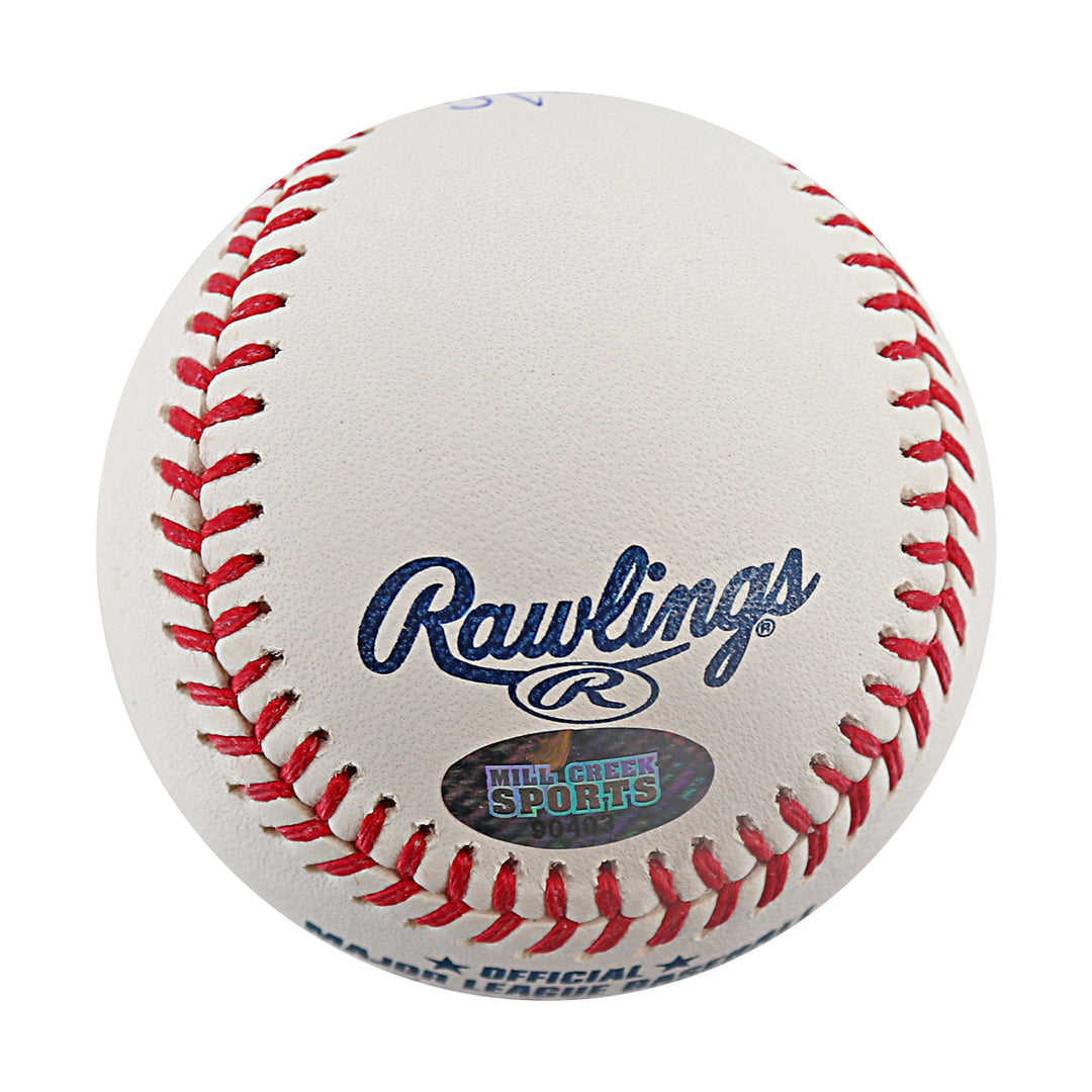 Jesse Winker New York Mets Autographed OMLB Baseball MCS Holo