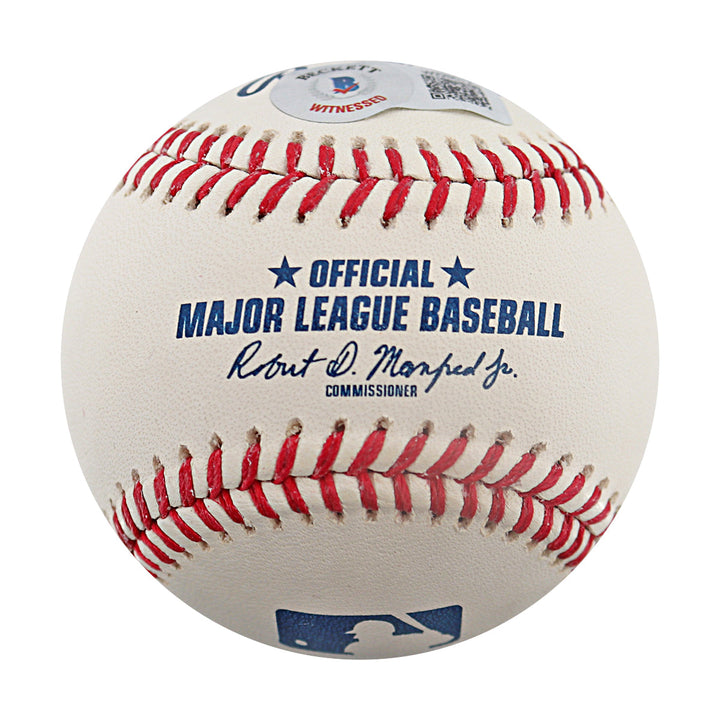 Johan Santana New York Mets Autographed Inscribed Nohan 6/1/12 OMLB Baseball Beckett