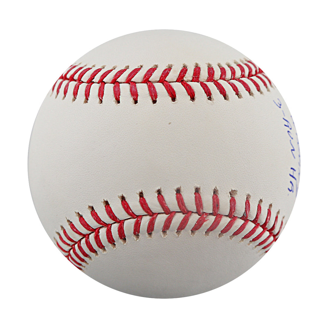 Yordan Alvarez Houston Astros Autographed Inscribed 2022 WS Winning 3-Run HR 2022 World Series Logo Baseball Beckett