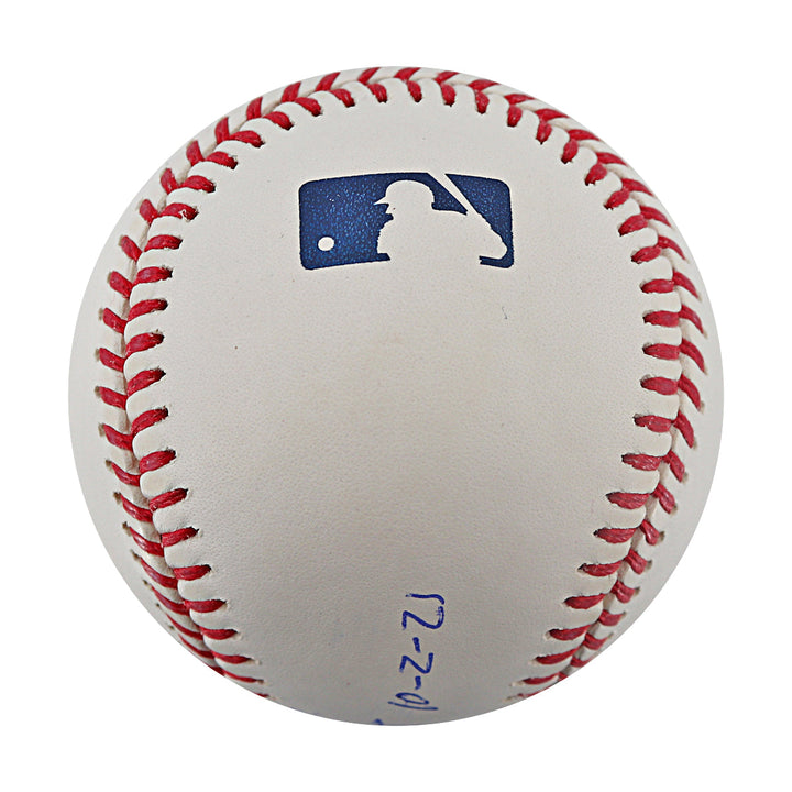 Oneil Cruz Pittsburgh Pirates Autographed Inscribed MLB Debut 10-2-21 OMLB Baseball Beckett
