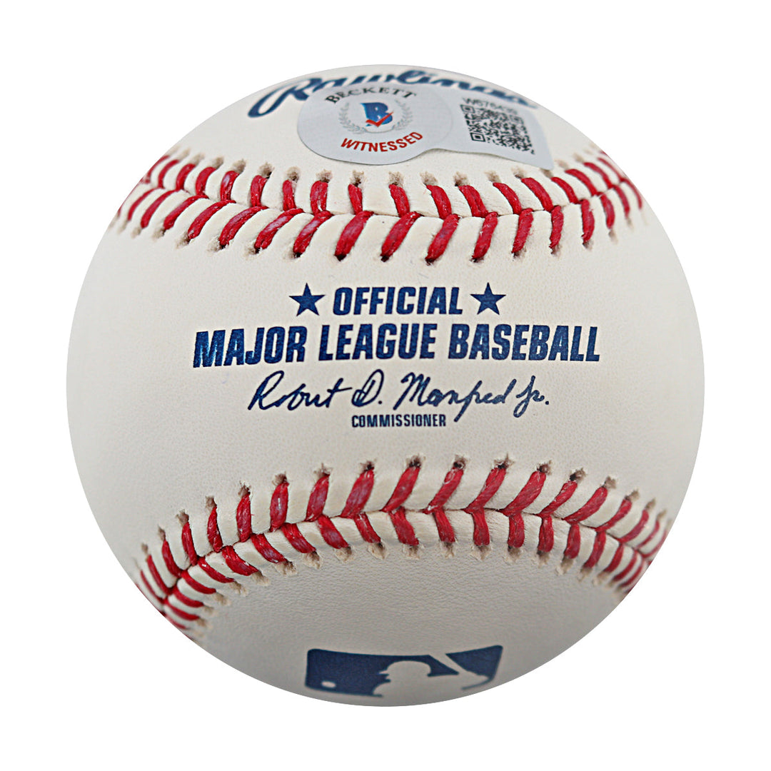 Francisco Alvarez New York Mets Autographed Inscribed MLB Debut 9.30.22 OMLB Baseball Beckett