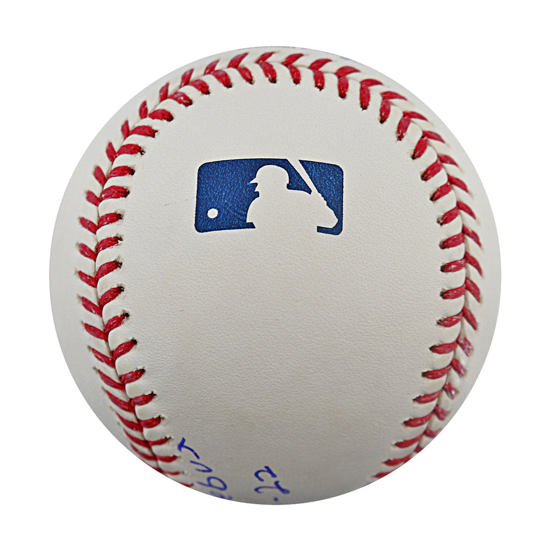 Francisco Alvarez New York Mets Autographed Inscribed MLB Debut 9.30.22 OMLB Baseball Beckett
