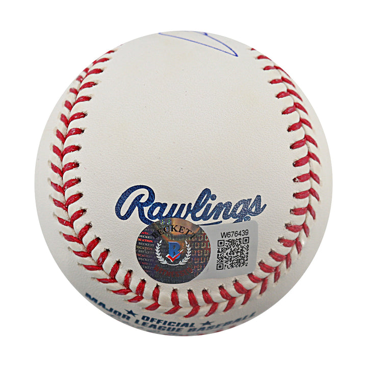 Francisco Alvarez New York Mets Autographed Inscribed MLB Debut 9.30.22 OMLB Baseball Beckett