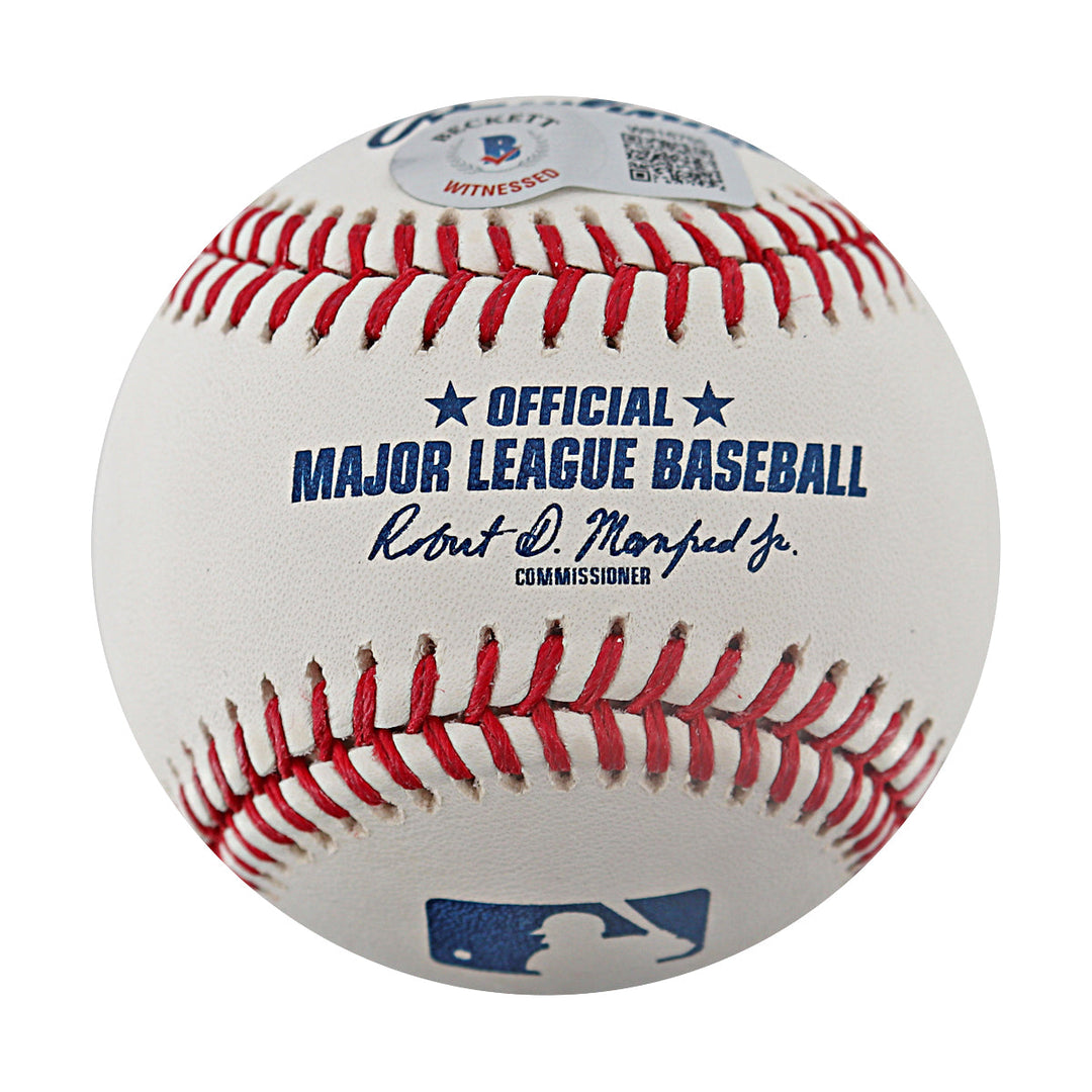 Hideki Matsui New York Yankees Autographed OMLB Baseball Beckett
