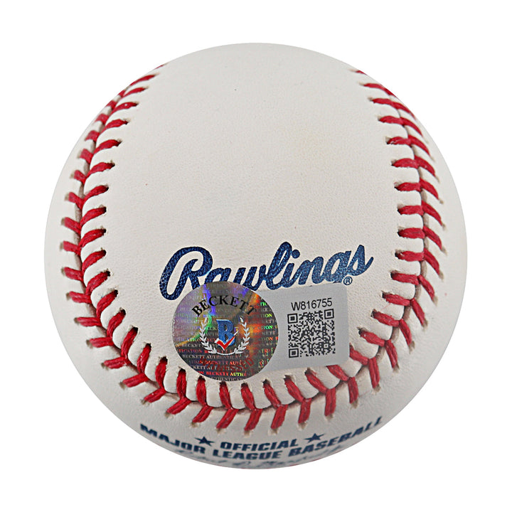 Hideki Matsui New York Yankees Autographed OMLB Baseball Beckett