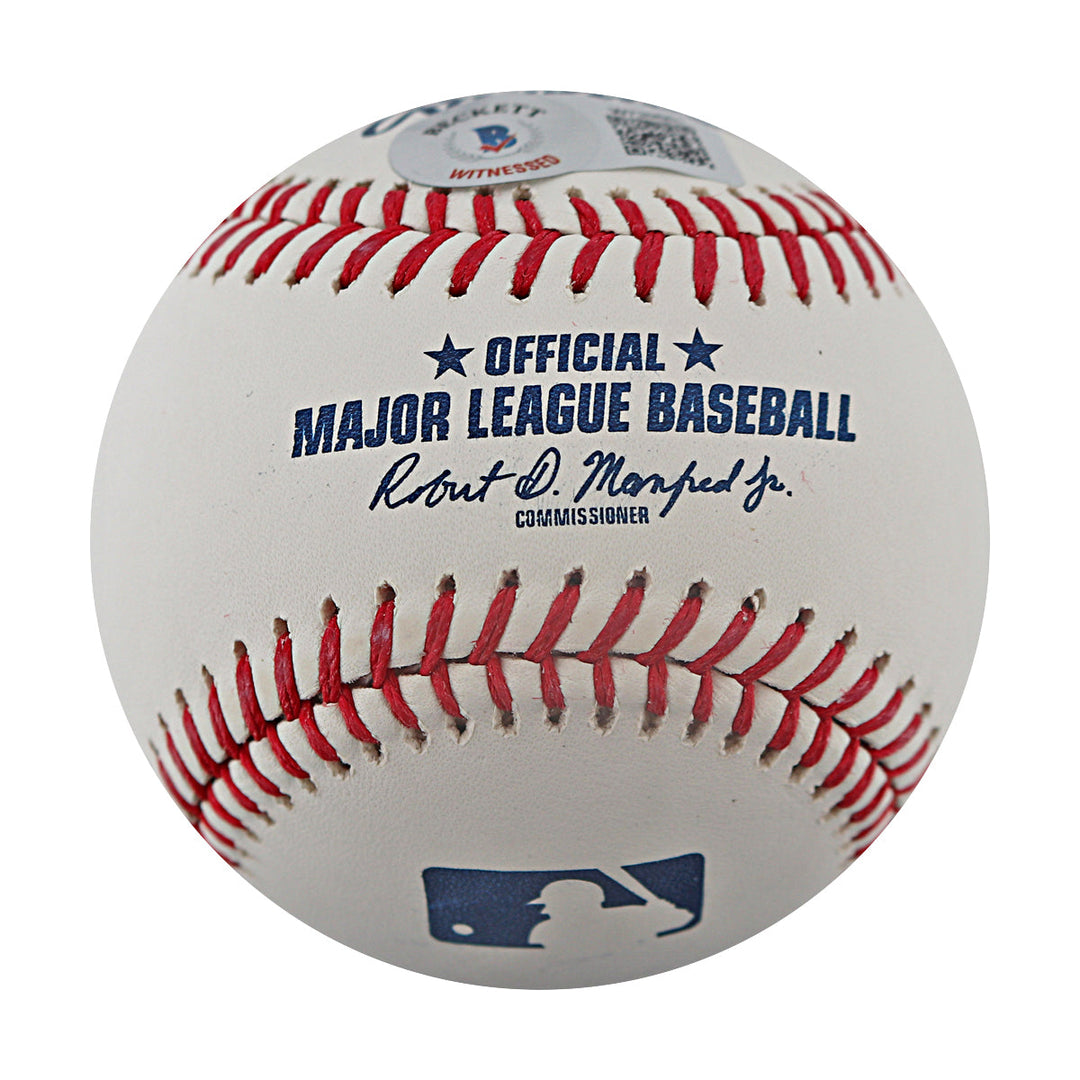 Jose Altuve Houston Astros Autographed Inscribed Cycle 8-28-23 OMLB Baseball Beckett