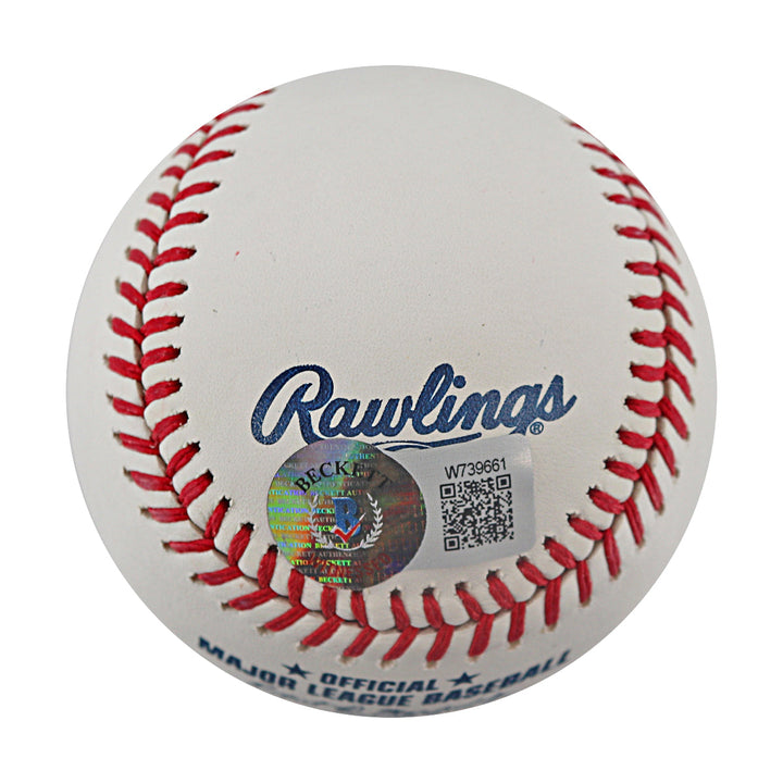 Jose Altuve Houston Astros Autographed Inscribed Cycle 8-28-23 OMLB Baseball Beckett