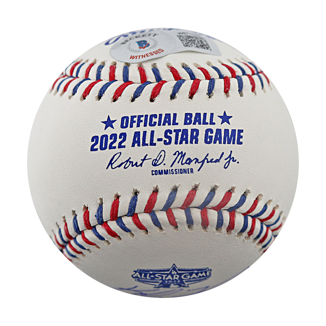 Kyle Tucker Houston Astros Autographed Inscribed 1st AS Game 2022 All Star Game Logo Baseball Beckett