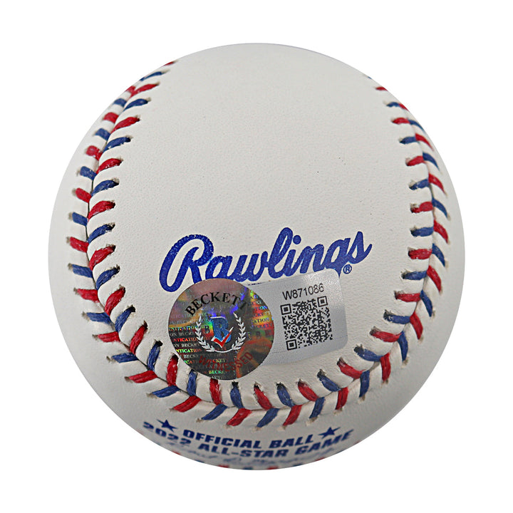 Kyle Tucker Houston Astros Autographed Inscribed 1st AS Game 2022 All Star Game Logo Baseball Beckett
