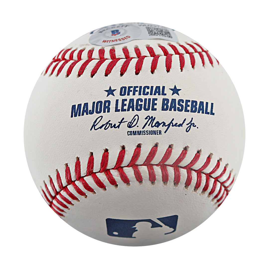 Charlie Sheen Major League Autographed OMLB Baseball Ricky 'Wild Thing' Vaughn Beckett