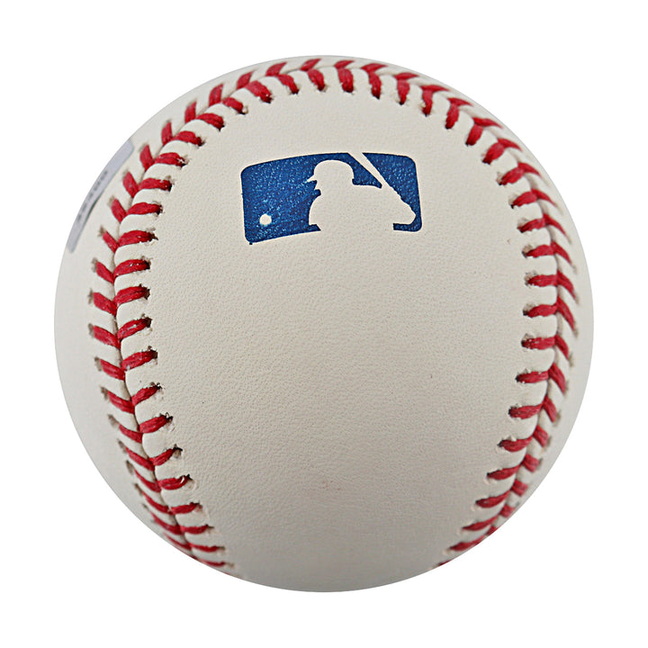 Russell Wilson Seahawks Broncos Giants Autographed OMLB Baseball Seattle Seahawks RW Holo