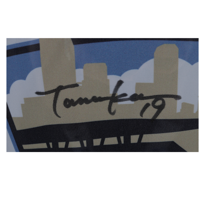 Masahiro Tanaka Yankees Autographed Signed 21x28 Framed All Star Golf Flag MLB