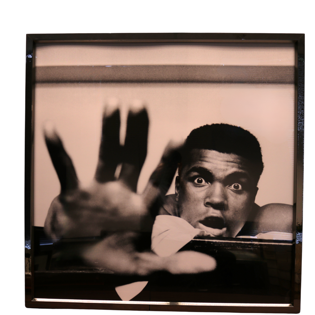 Muhammad Ali "Gimme Five" Framed 42x42 Giclee Reproduction Print Trowbridge COA