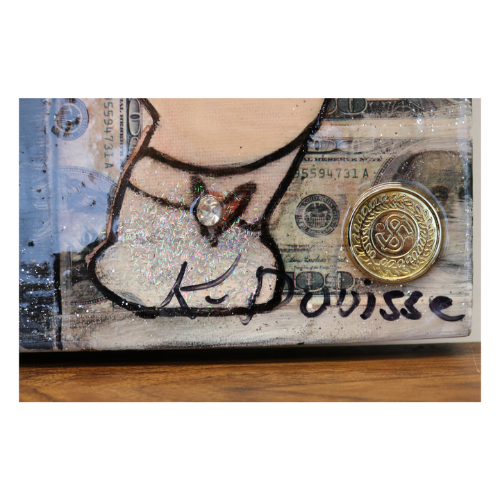 Khalil Douisse "Kings Rule" The Monopoly Man 39x60 Canvas
