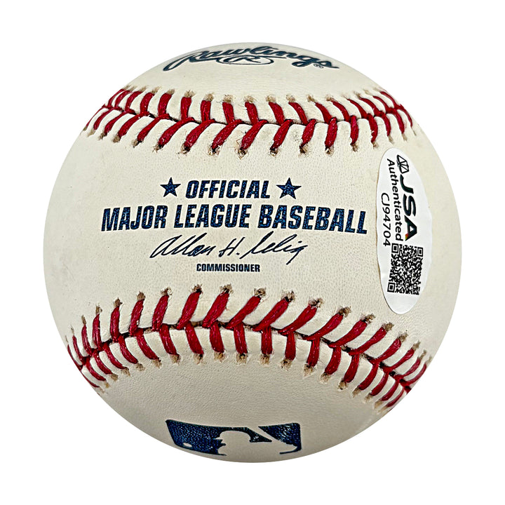 Joe Torre New York Yankees Autographed OMLB Baseball JSA COA #CJ94704