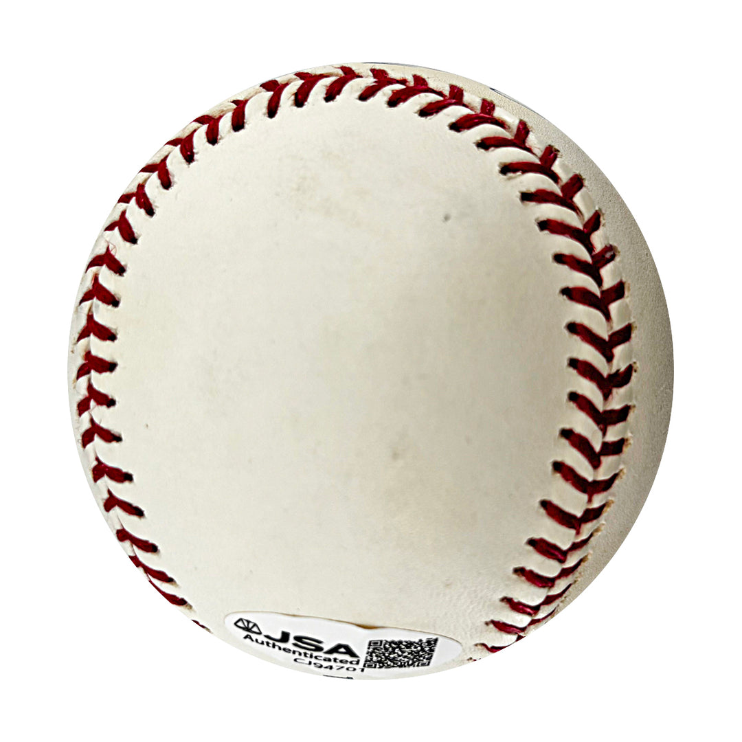 Joe Torre New York Yankees Autographed OMLB Baseball JSA COA #CJ94701