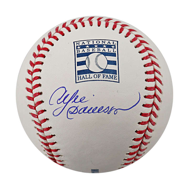 Andre Dawson Cubs Expos Autographed HOF Logo Baseball Beckett Holo