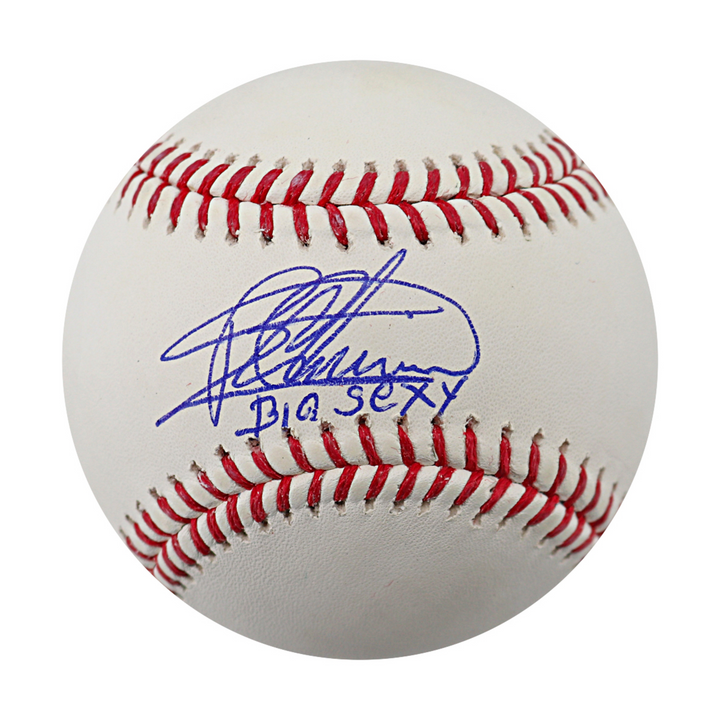 Bartolo Colon Mets Yankees Autographed Inscribed OMLB Baseball JSA COA