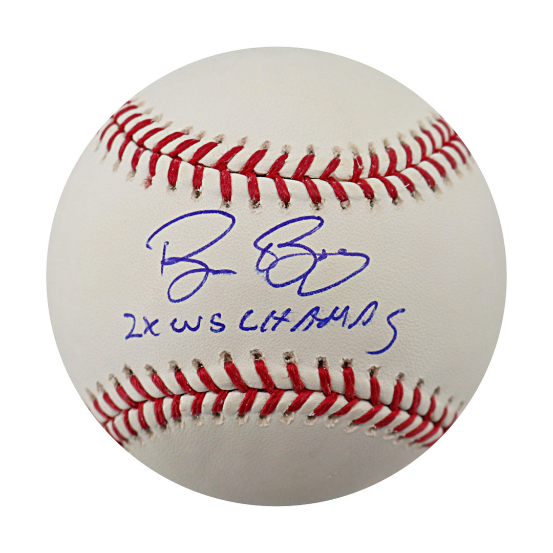 Bruce Bochy San Francisco Giants Autographed Inscribed OMLB Baseball JSA COA