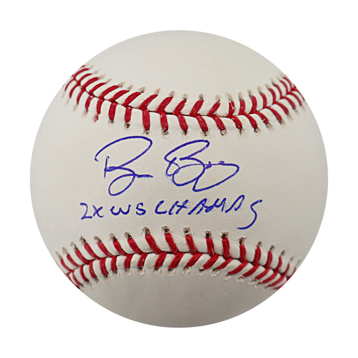 Bruce Bochy San Francisco Giants Autographed Inscribed OMLB Baseball JSA COA